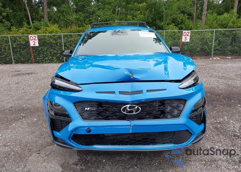 2022 Hyundai Kona N Line из США, поврежденный, VIN KM8K33A34NU803111